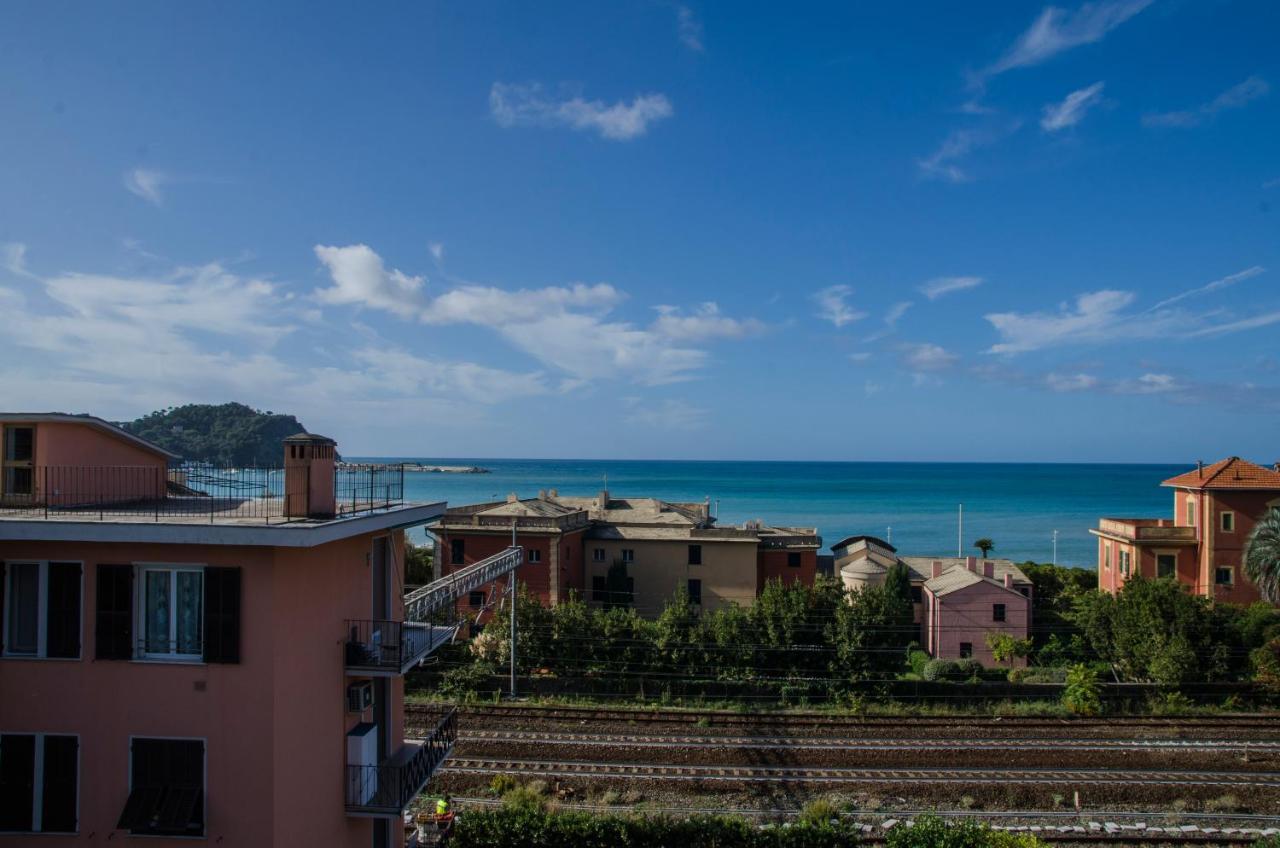 009 - Attico Sant'Anna Vista Mare 150M Dalla Spiaggia Con Terrazza Privata Leilighet Sestri Levante Eksteriør bilde